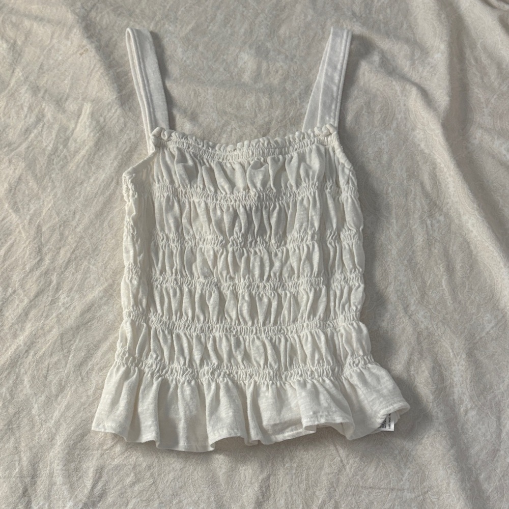 Universal Thread Cream Smocked Camisole